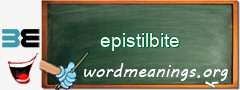 WordMeaning blackboard for epistilbite